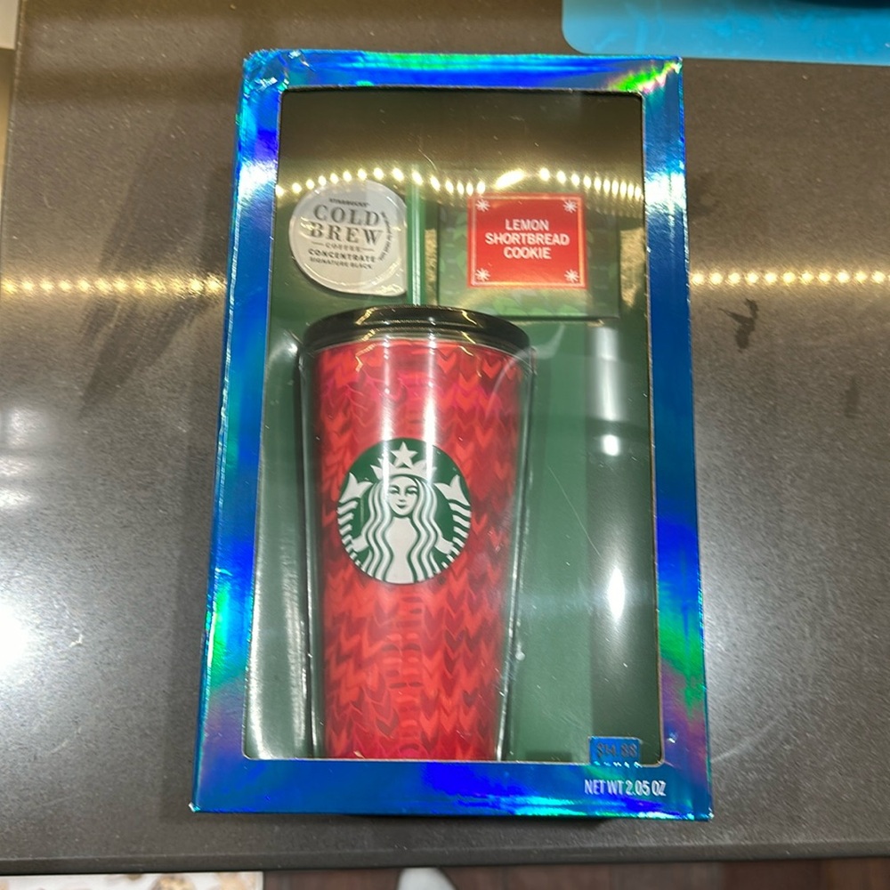 Starbucks cold cup gift set brand new